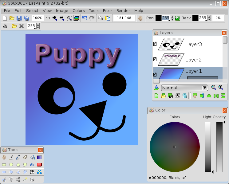  (image: http://wiki.freepascal.org/images/5/57/lazpaint6_puppy.png) 