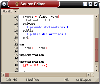 Turbo Pascal Example Program