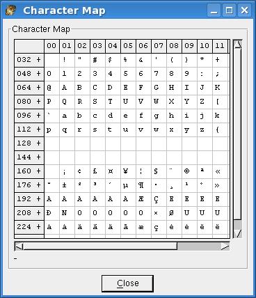 Lazarus IDE Character Map.jpg
