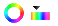Component palette icons of the hue pickers